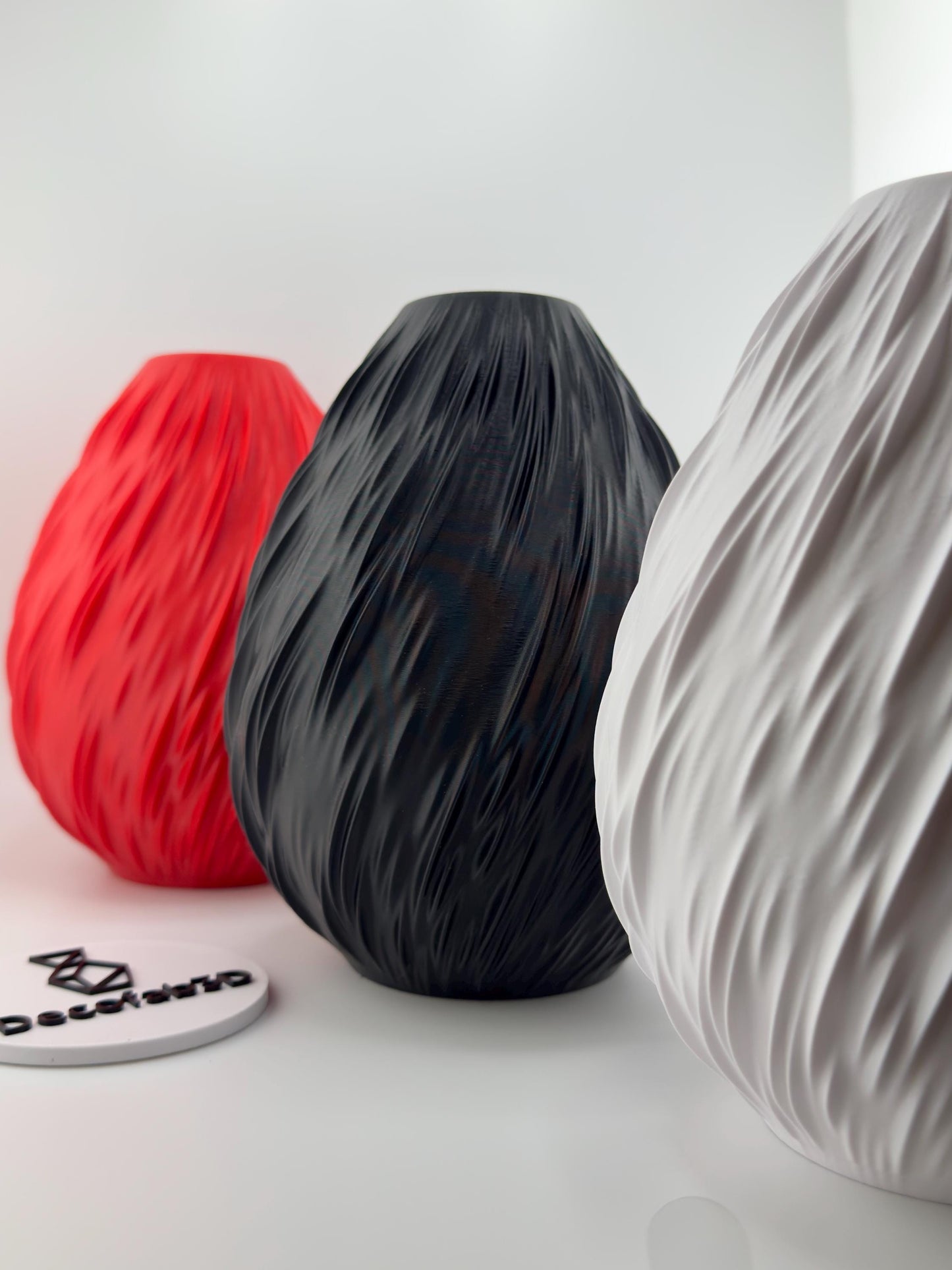 Vase Rain – vase torsadé étanche au design organique