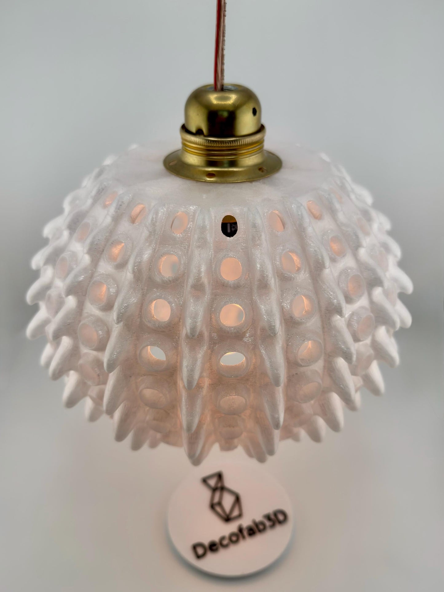 Abat-jour Barnacle – suspension organique en polycarbonate