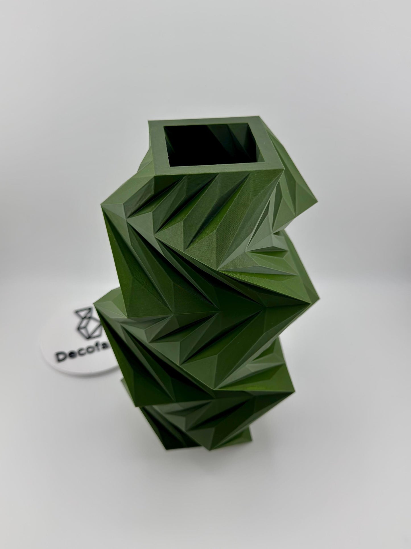 Vase Twis – vase design géométrique torsadé étanche