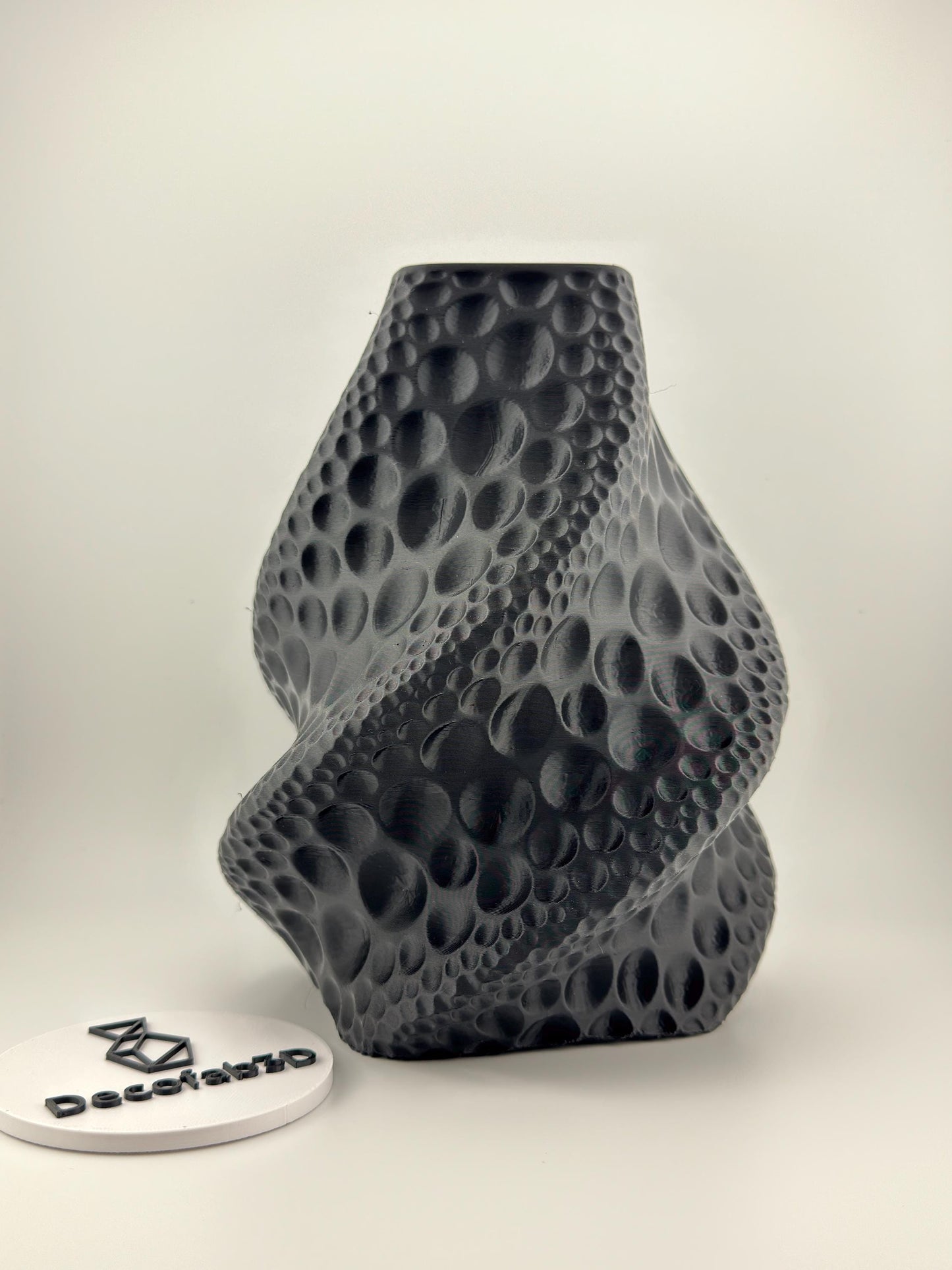 Vase Moon – vase texturé cratères lunaires étanche design