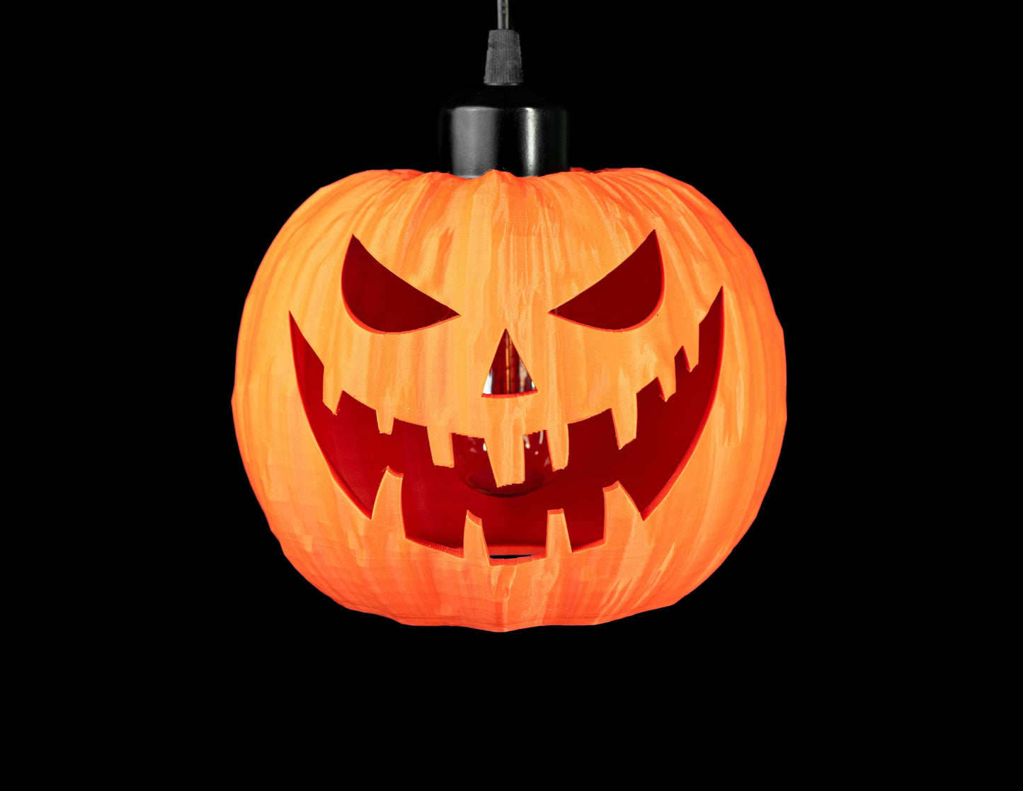 Suspension Jack-O’-Lantern – abat-jour citrouille Halloween