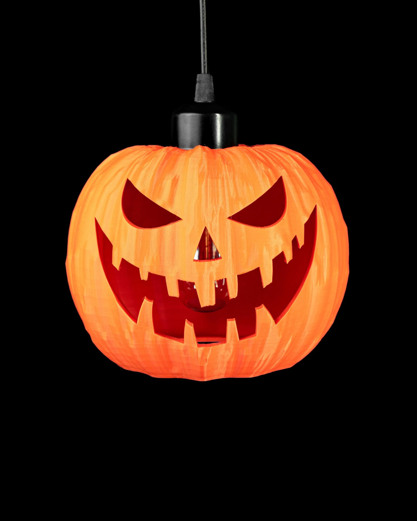 Suspension Jack-O’-Lantern – abat-jour citrouille Halloween