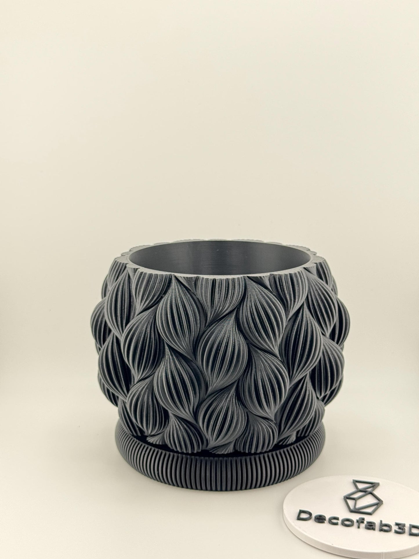 Pot Ripple – pot design avec sous-pot