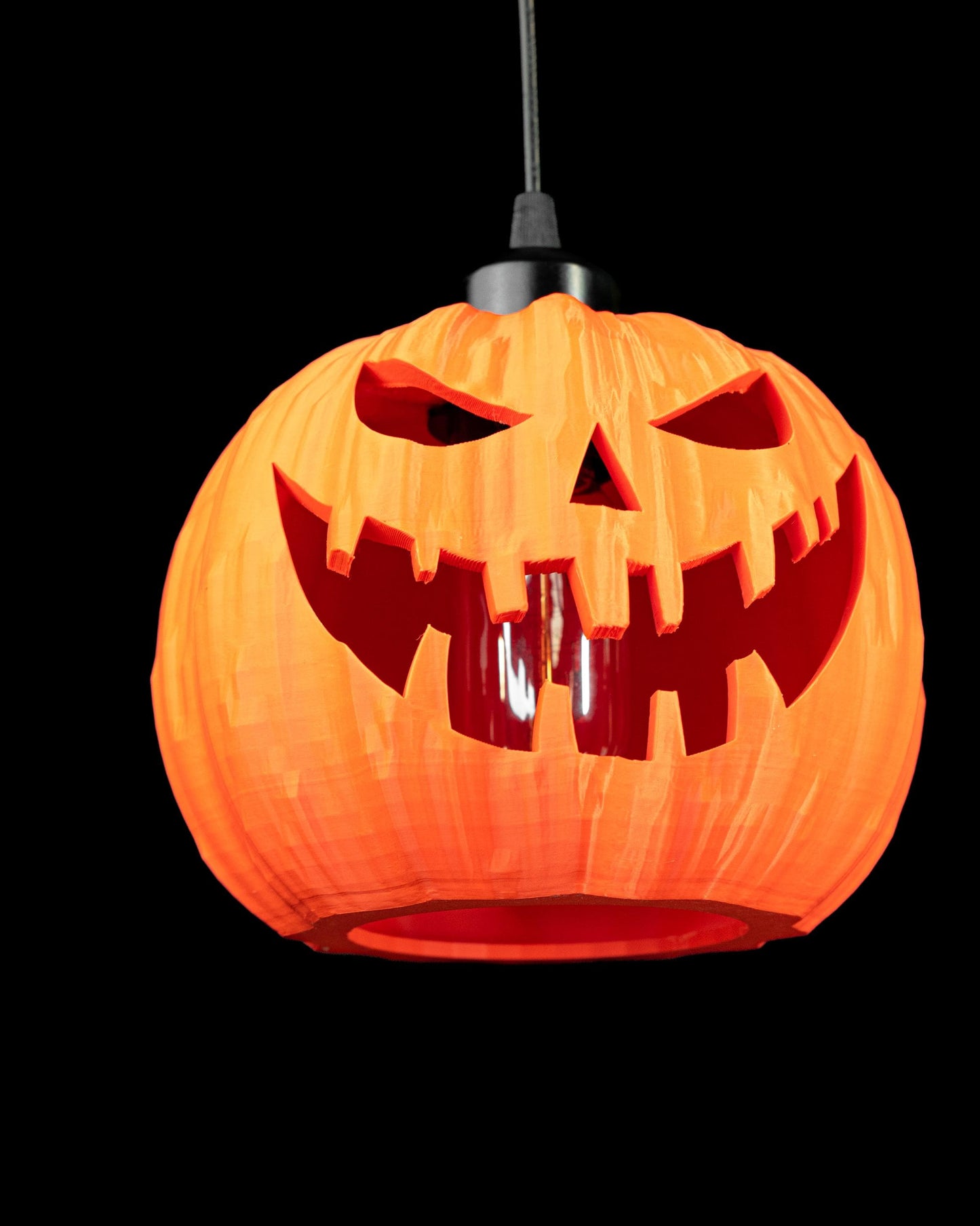 Suspension Jack-O’-Lantern – abat-jour citrouille Halloween