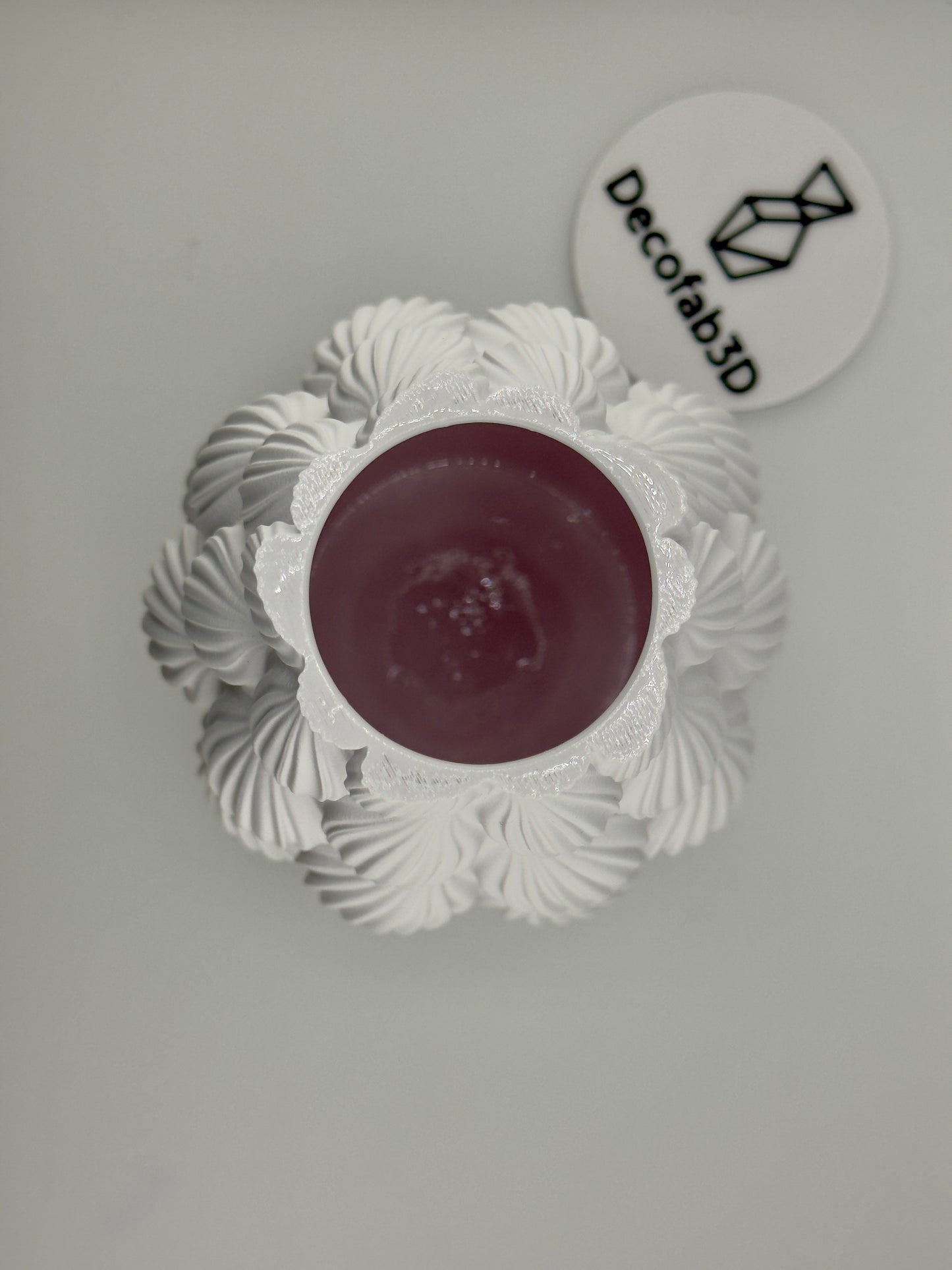 Vase Ripple – vase design ondulé étanche pour intérieur moderne