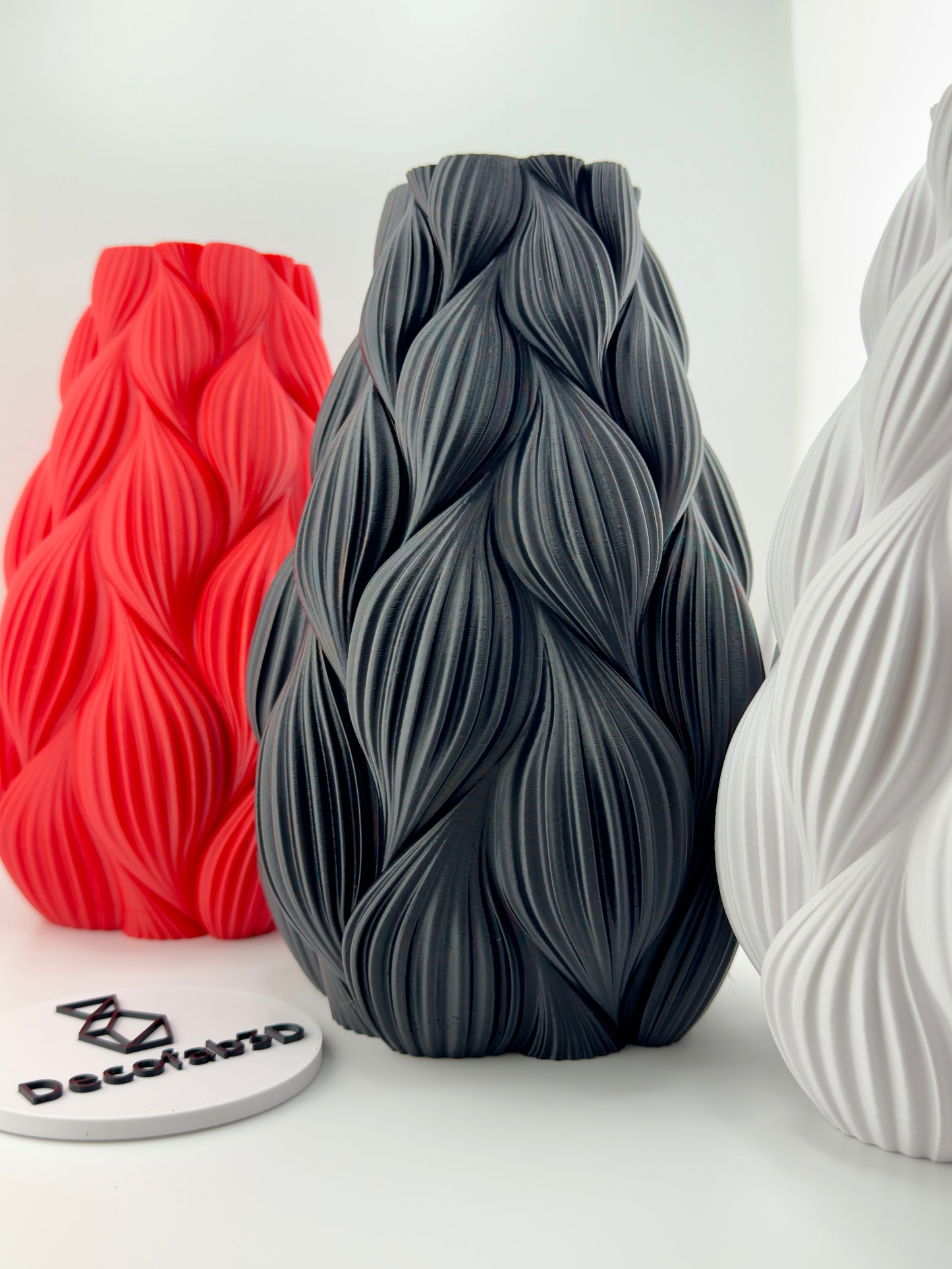 Vase Ripple – vase design ondulé étanche pour intérieur moderne