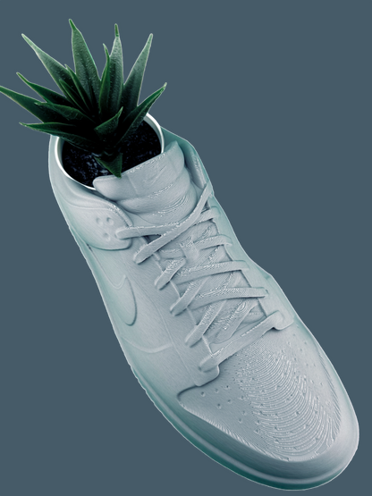 Sneaker Pot - Urban Skate Low "Pure Mat"