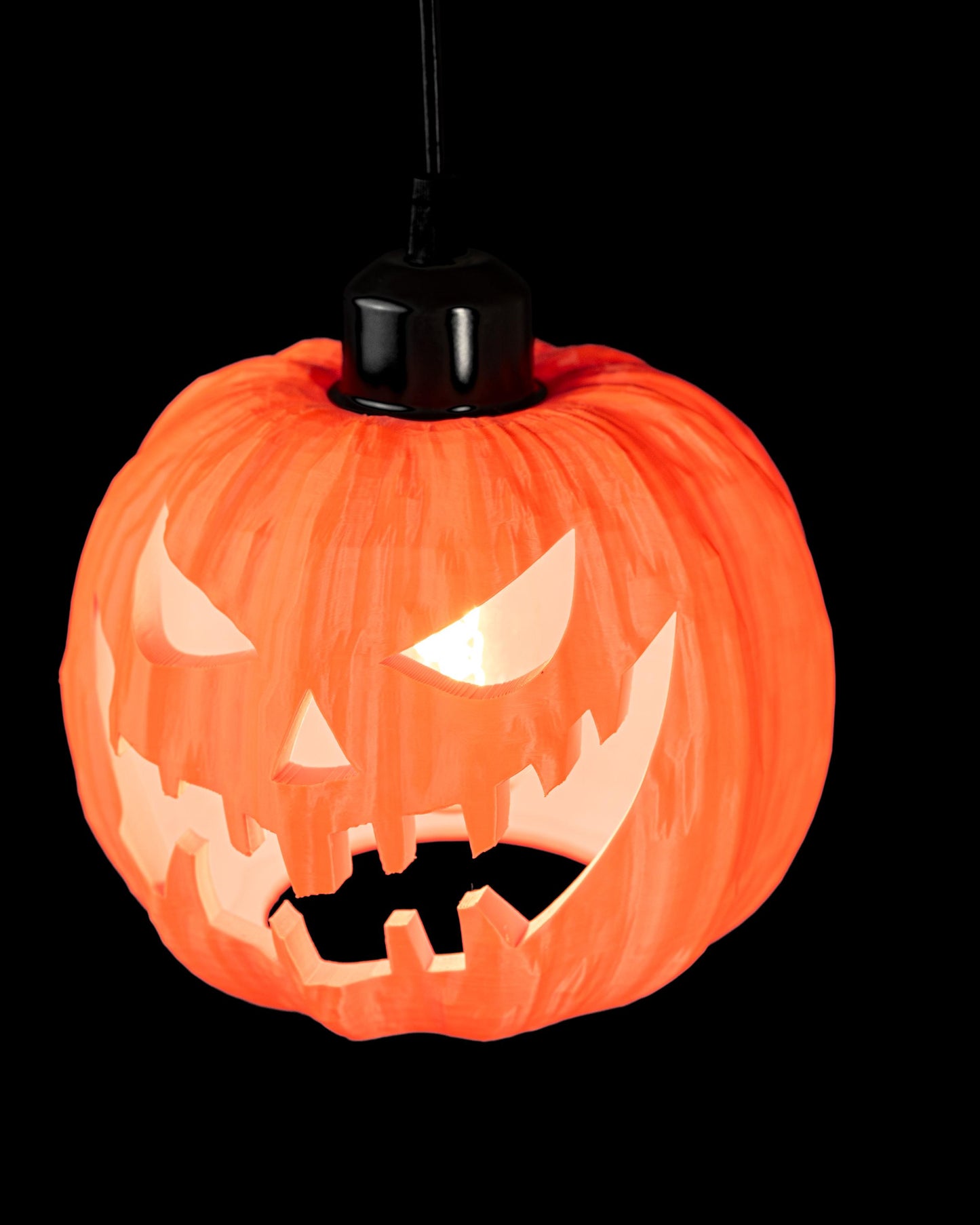 Suspension Jack-O’-Lantern – abat-jour citrouille Halloween