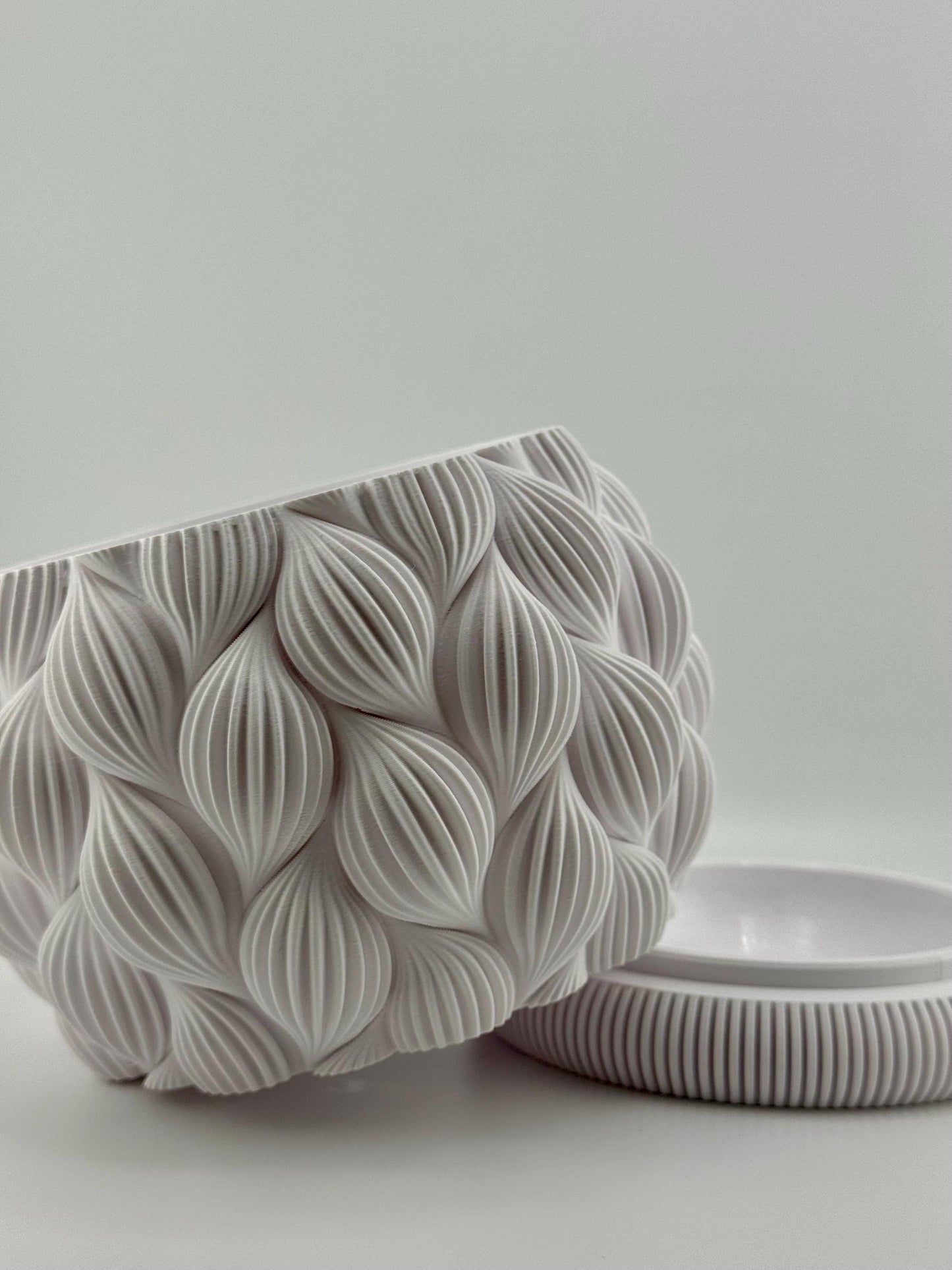 Pot Ripple – pot design avec sous-pot