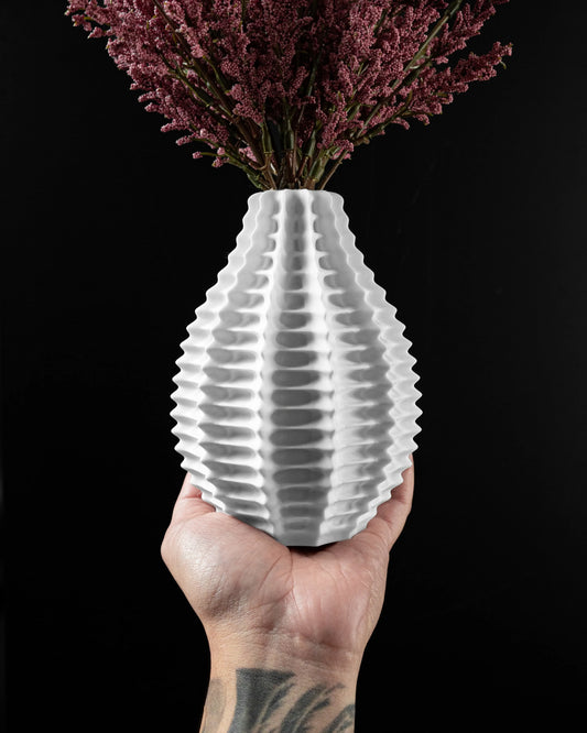 Vase Ribbed