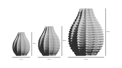 Vase Ribbed