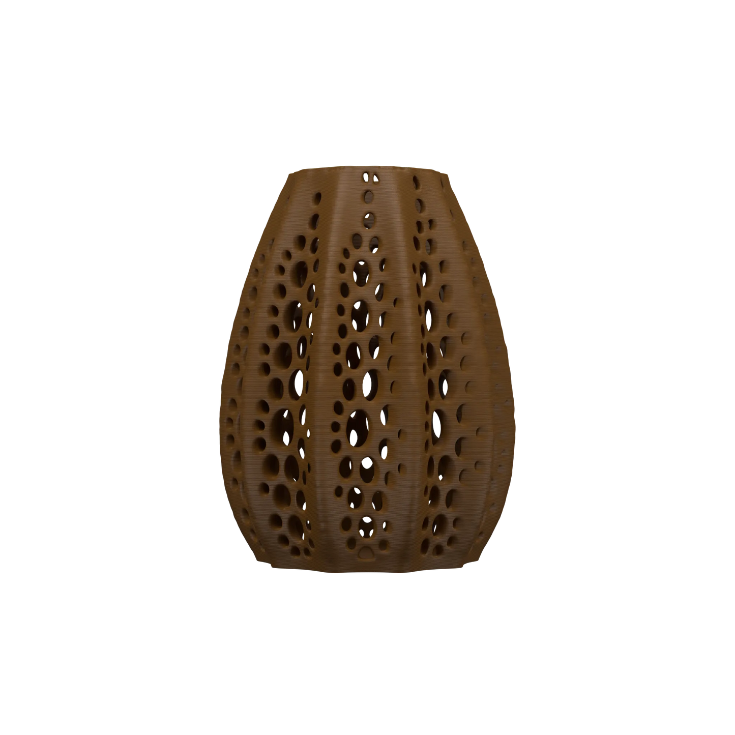 Vaso di fiori secchi di conchiglie 