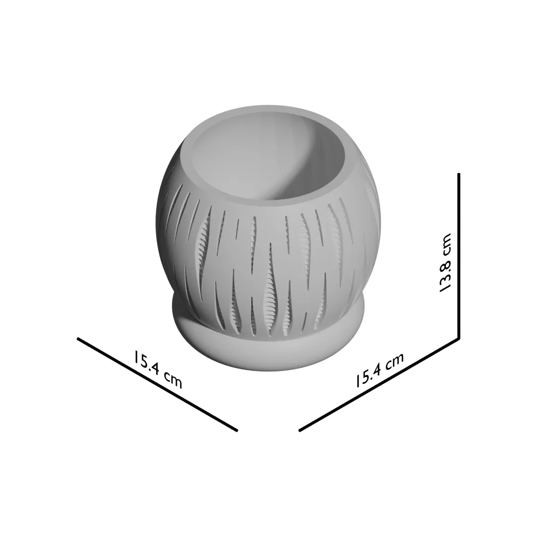 Vaso decorativo diviso 