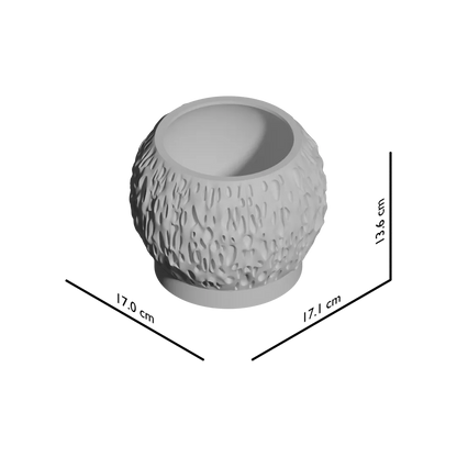 Vaso decorativo maculato 