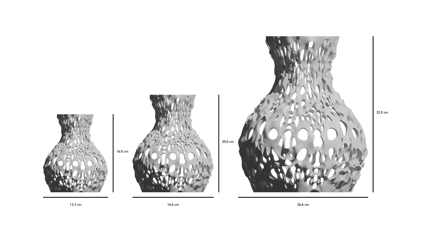 Vase Fleurs Séchées Spotted