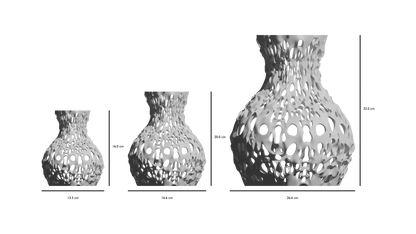 Vase Fleurs Séchées Spotted