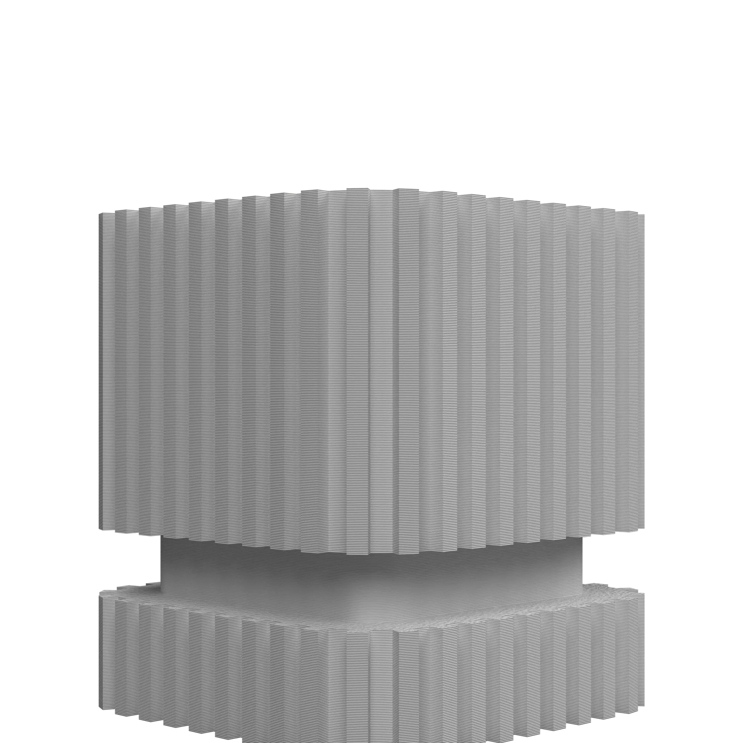 Vaso decorativo a strisce