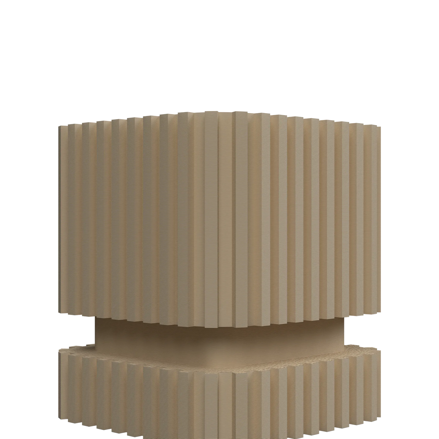 Vaso decorativo a strisce