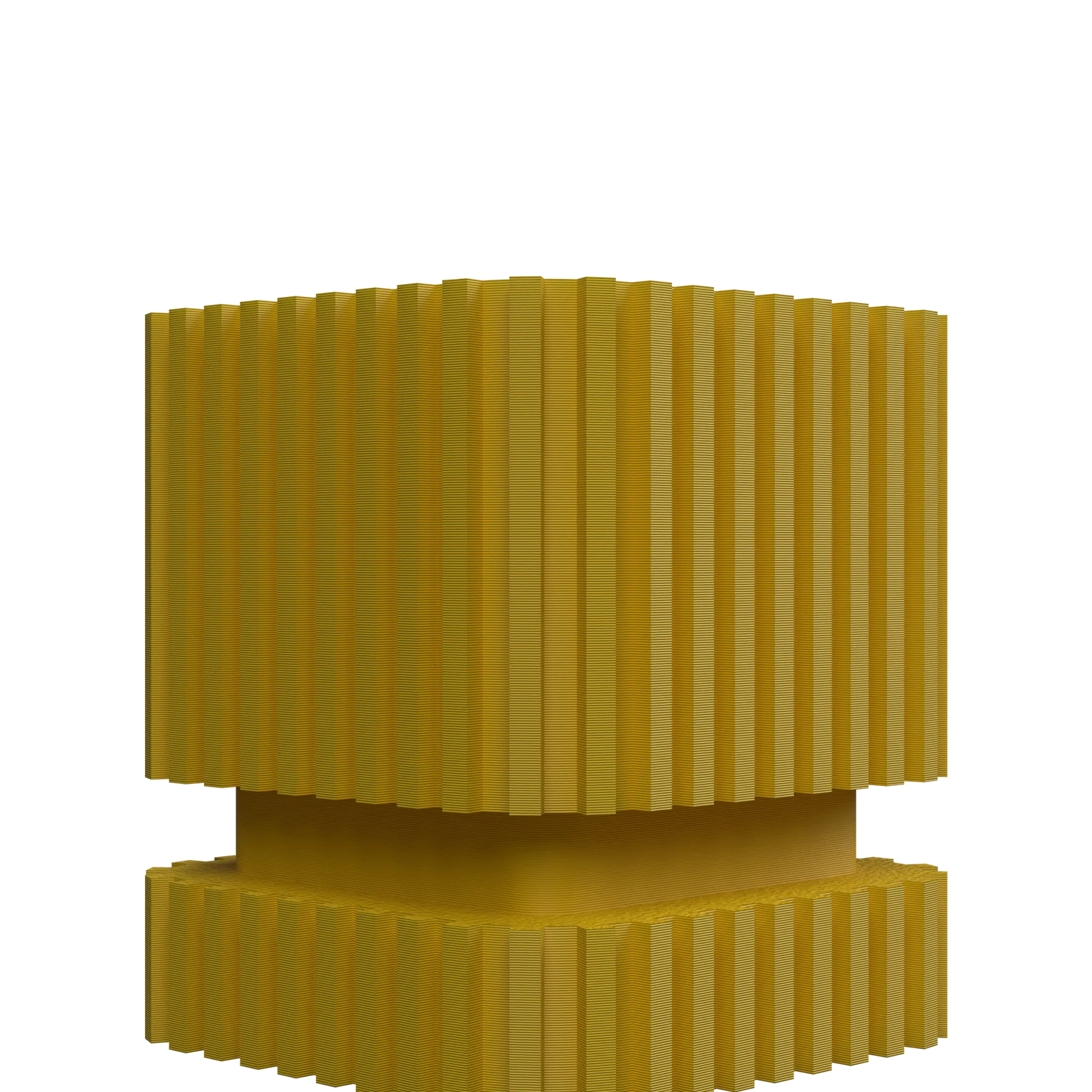 Vaso decorativo a strisce