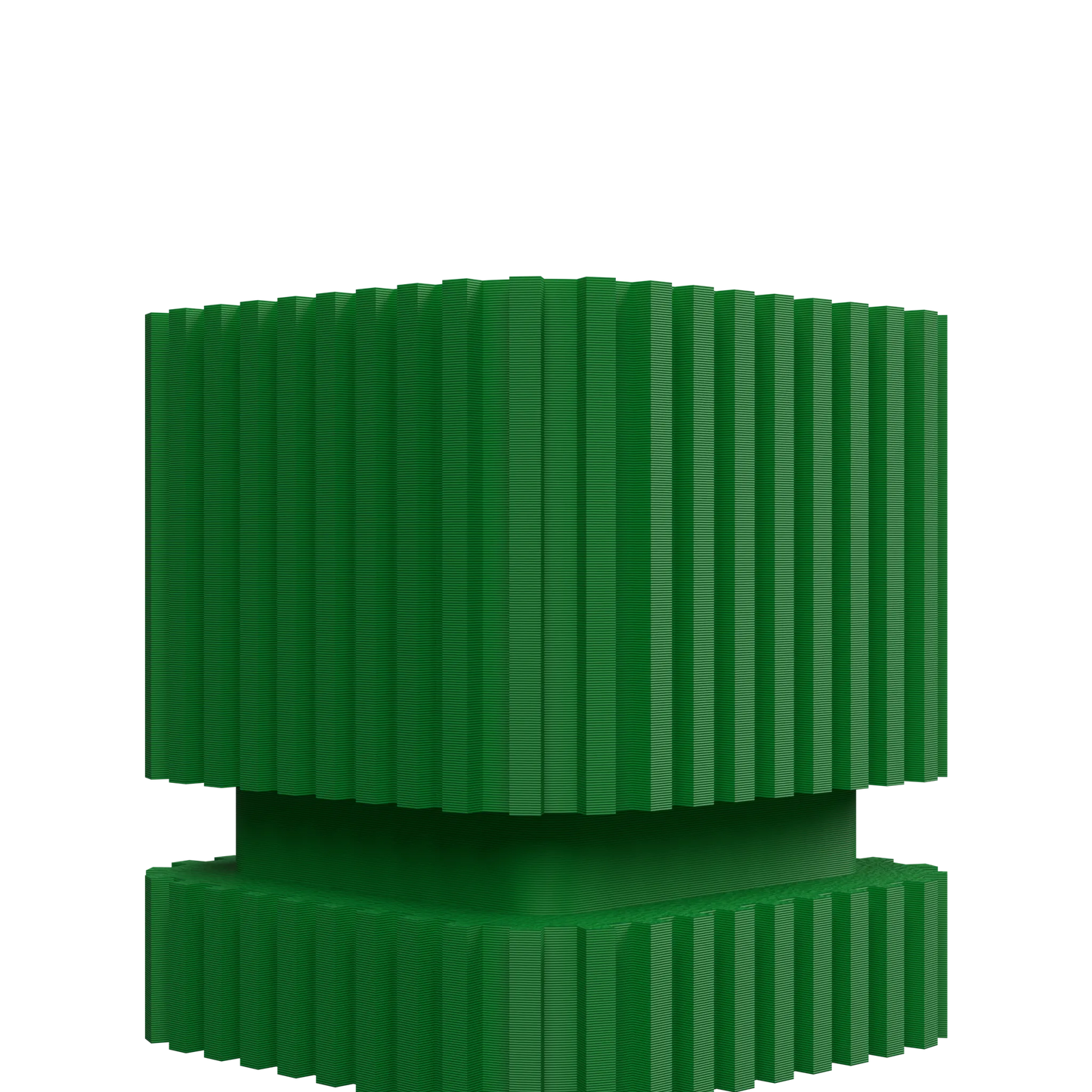 Vaso decorativo a strisce