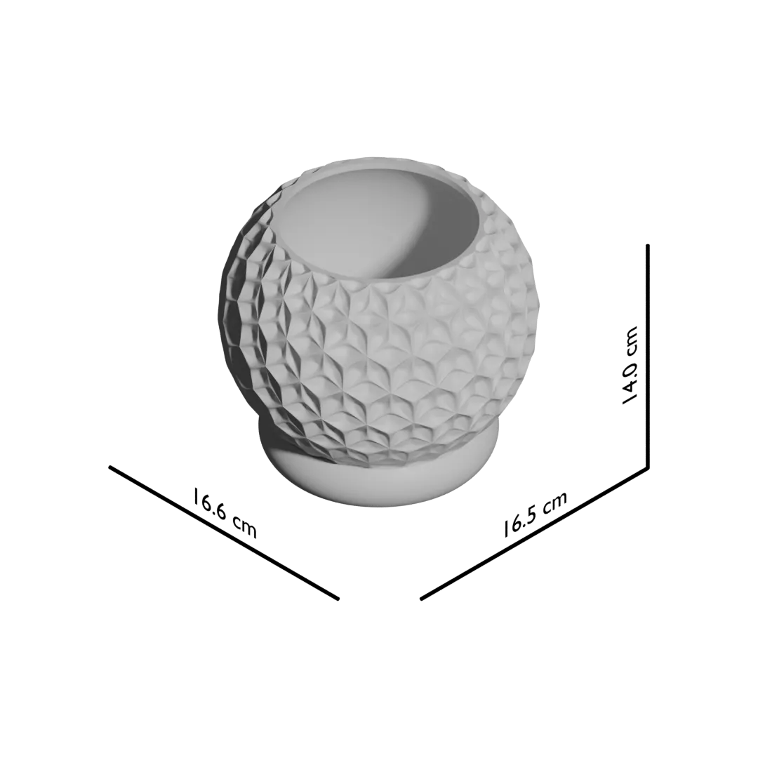 Pot décoratif Trihex