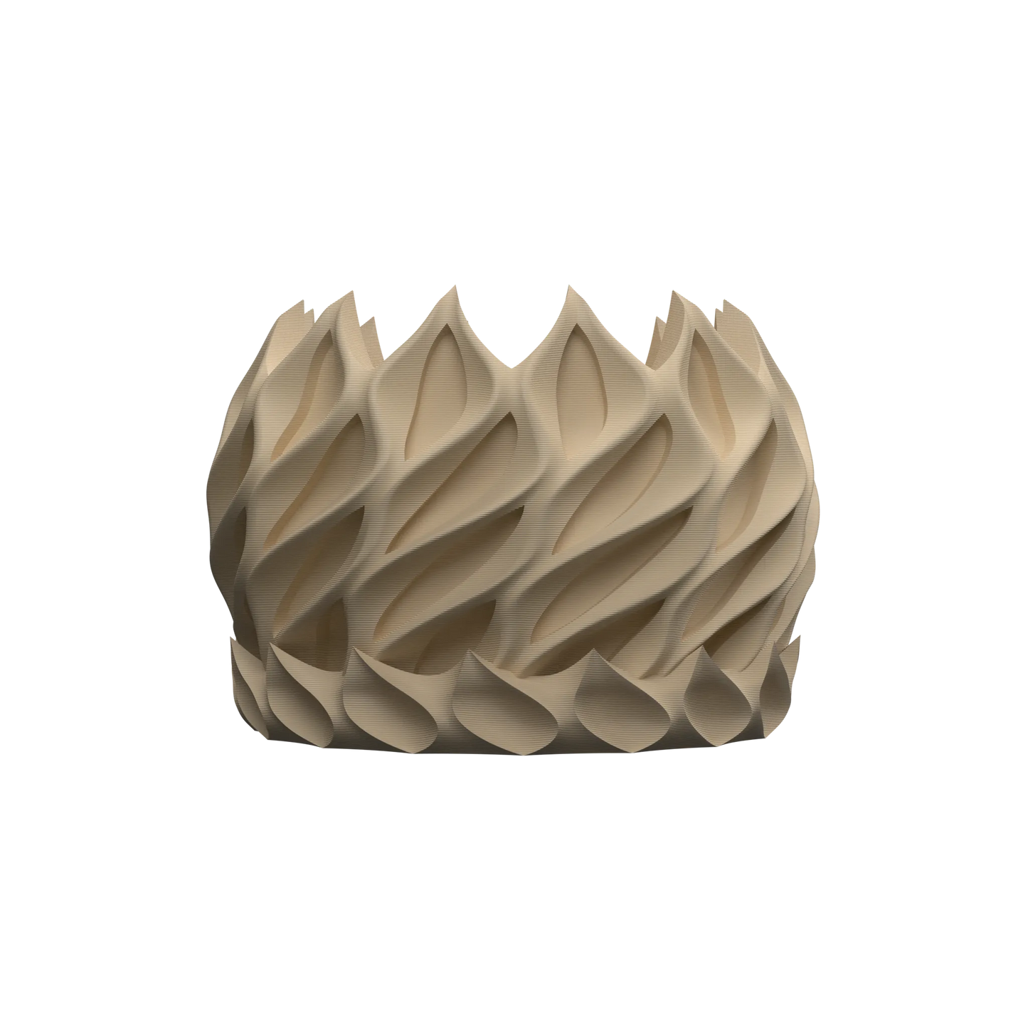 Vaso decorativo ritorto