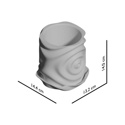 Vaso decorativo a forma di goccia d'acqua